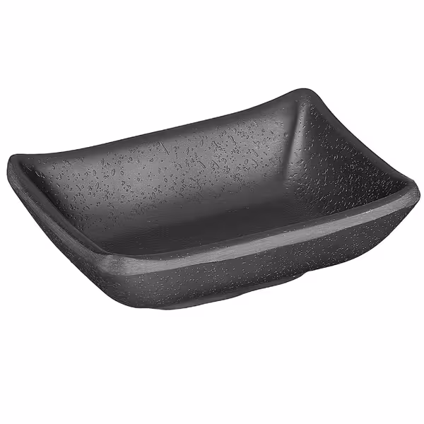 (6 adet) Sos Kasesi - ZEN - Melamin - 50ml - 90x70mm - Siyah