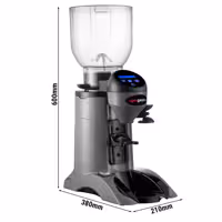Kahve Değirmeni - 2kg - 77dB - Elektronik Dozajlı - Gri