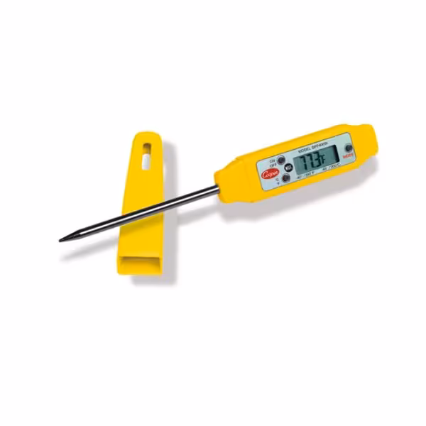 Termometru digital cu sondă de buzunar - sondă 70 mm - cu alarmă de temperatură - interval de măsurare -40/+200 °C
