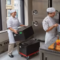 CAMBRO | CAMDOLLY® - Transportna kolica - Prikladno za sve EPP kutije GN 1/1 - Crvena boja 