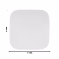 (6 adet) SELTMANN WEIDEN | Tabak - köşeli düz - 165x165 mm - Beyaz