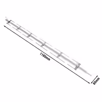 Stainless Steel Rotisserie Spit - for Charcoal Chicken Rotisserie Oven - Length: 145cm - compatible with HKGM series
