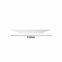 (6 pieces) SELTMANN WEIDEN | Round Coffee Saucer – White – Ø165 mm – High-Gloss Porcelain