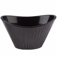 (48 adet) Kase - MINI - Melamin - 70ml - 95x55mm - Derinlik:55mm - Siyah