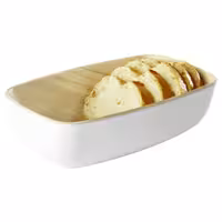 (6 adet) Gastronorm Küvet GN 1/6 - Melamin - FRIDA - 0,5L - köşeli - 176x108mm - Derinlik:55mm - GN Derinlik:55mm - Beyaz/Bej