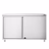 خزانة قاعدية ستانلس ستيل KOPENHAGEN PREMIUM - 1200x800mm - أبواب منزلقة