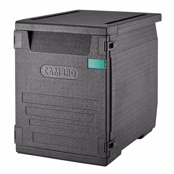 CAMBRO | CAM GOBOX® - Unos sa prednje strane - EN 600x400 - Sa 9 vodilica - Crna boja
