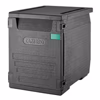 CAMBRO | CAM GOBOX® - Unos sa prednje strane - EN 600x400 - Sa 9 vodilica - Crna boja