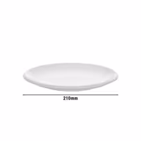 (6 pieces) – WMF | SYNERGY – Flat Coupe Plate – Ø 210 mm
