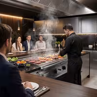 Plinski Teppanyaki roštilj - 24 kW - uključujući osnovnu jedinicu