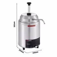 Grijaći dozator umaka – 550 W – 4,4 l – uključujući umetak