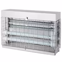 Lampa owadobójcza PREMIUM – stal nierdzewna – obszar działania: 150–300 m² – 4x 20 W – ze stopniem ochrony IP54