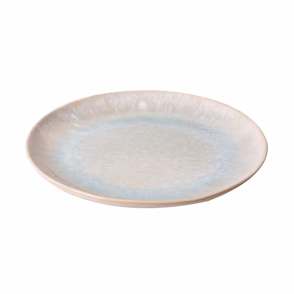 (6 adet) LIGHT BLUE SEA - Düz Tabak - Yuvarlak Düz - Steinzeug, Ø225mm, Mavi