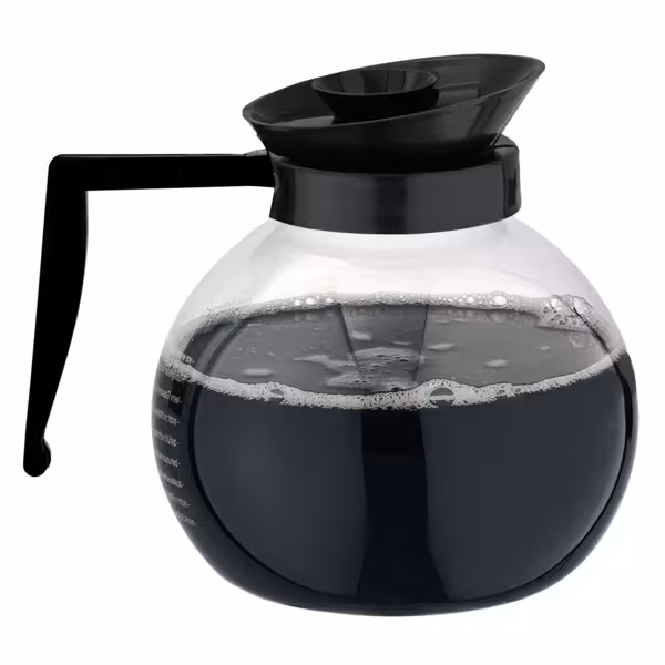 Kahve Sürahisi - 1,8L - Cam - FKMT18E, FKMT18D, FKMST18D ve FKMST18E ile uyumlu - Siyah kapak