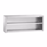 خزانة حائط ستانلس ستيل PREMIUM - 1800x400mm - ارتفاع 650 mm