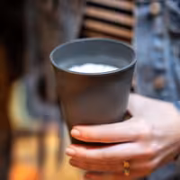 (24 pcs) Polycarbonate Cup (reusable) - 400ml - Grey - fits Reusable Lids MWDGK35