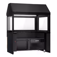 Element neutru pentru grătare cu cărbuni TORONTO - 1900 mm - blat din granit negru