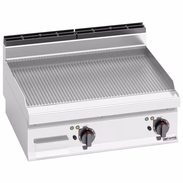 Elektrická grilovací deska - 9,6 kW - Drážkovaná
