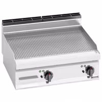 Elektrická grilovací deska - 9,6 kW - Drážkovaná