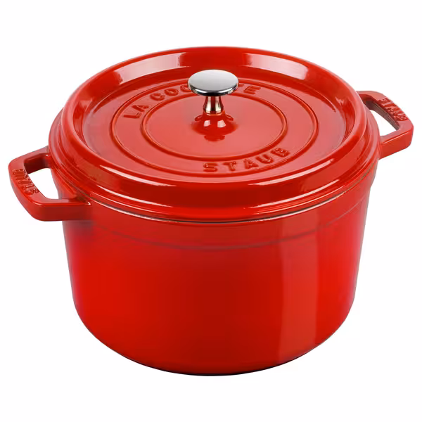 STAUB | LA COCOTTE - Cocotte - Ø 240 mm - Lijevano željezo - Crvena boja trešnje 