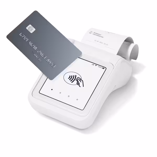 SumUp | Solo - Kartenterminal - inkl. mobilem Drucker & Tastenfeld-Schutzabdeckung