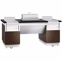Mobile Buffet Service & Prep Station DUBLIN - 2000mm - Black Granite Worktop