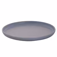 (6 pcs) SANDY LOAM | Plate - flat - Stoneware - Ø280mm - Blue