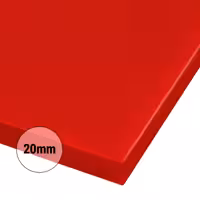 Επιφάνεια Κοπής - 250x400mm - Σύμφωνη με HACCP - Κόκκινη
