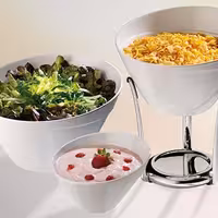 (6 adet) Kase - BALANCE - Melamin - 1,5L - köşeli - 210x210mm - Derinlik:130mm - Beyaz