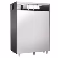 Szafa chłodnicza PREMIUM – stal nierdzewna – GN 2/1 – 1400 L – z 2 drzwiami – antracytowa