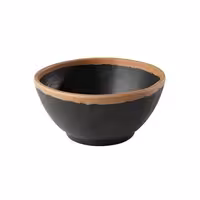 (6 adet) Tatlı / Salata Kasesi - CROCKER - Melamin - 370ml - yuvarlak - Ø125mm - Derinlik:60mm - Kahverengi/Terrakotta
