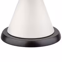 (4 adet) Şarj Edilebilir Masa Lambası - CONE MINI - 3 kademeli kısılabilir - Ø130x115mm - Whisper White