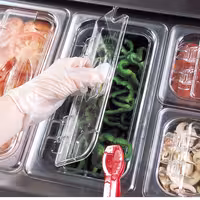 (6 szt.) CAMBRO | Pojemnik GN 1/3 CAMVIEW® – kopolimer – wysokość: 100 mm – bez BPA – przezroczysty