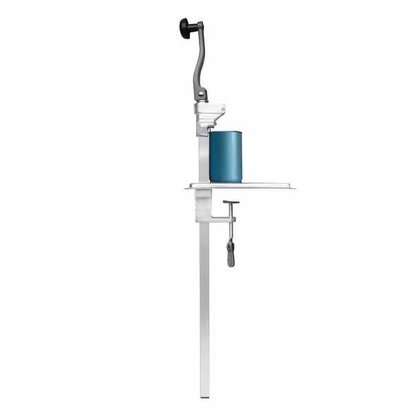 Manual Bench Can Opener - Shaft Length: 480mm - Stainless Steel - Max Can Height: 40cm