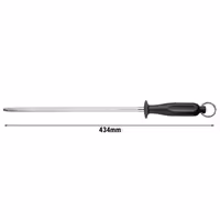 VICTORINOX | Slagersstaal - rond - vrije terugtrekking - Lemmet: 300mm