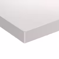 Työtason leikkuulevy - 1400x600 mm - Paksuus: 40 mm - HACCP-yhteensopiva - Polyeteeni (PE500) - Valkoinen - Työtason reunastopparilla