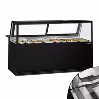 Serve Over Counter KAISA - 2000x1048mm - double glazing - capacity 560 litres