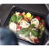 Tálcazáró gép - 750 W - Szerszám: 270x250 mm - Fóliatekercs: 245 mm