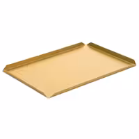 (5 kom) Prezentacijski pladanj - Aluminij - 400x150x10 mm - šampanj
