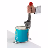 Bonzer | Manual Bench Can Opener - Shaft Length: 400mm - Stainless Steel - Max Can Height: 35cm
