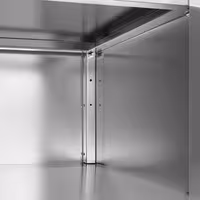 خزانة عمل ستانلس ستيل KOPENHAGEN ECO - 1200x600mm - أبواب منزلقة