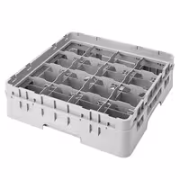CAMBRO | CAMRACK® - Košara za pranje šalica 1/1 - Sa 16 odjeljaka - 500x500 mm - Siva boja
