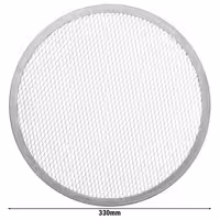 Mreža za pečenje pizze (pizza screen) - aluminij - Ø 330 mm - perforiran