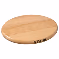 STAUB | SPECIALITIES - Mágneses edényalátét - Ø 150 mm - barna - bükk