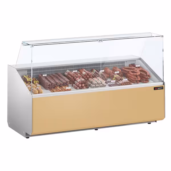 Chladicí pult - 2500 mm - přední panel béžový
