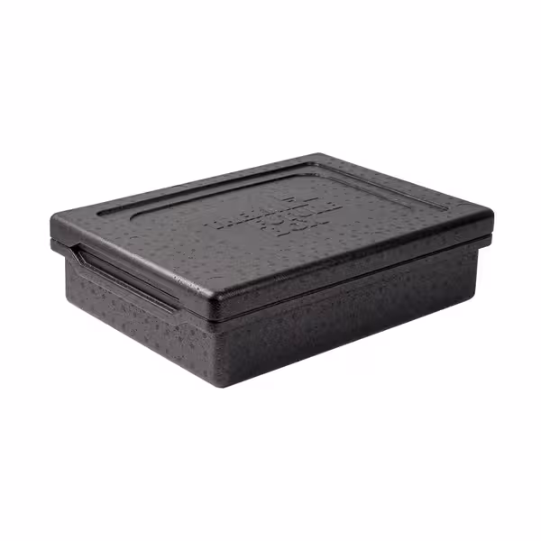 (8 bucăți) THERMO FUTURE BOX | Container izotermic TAKE AWAY Dinner - 10 litri - Negru