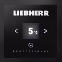 LIEBHERR | Szafa chłodnicza PERFECTION – 400 L – z wnętrzem z tworzywa sztucznego i 1 drzwiami szklanymi – czarna
