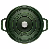 STAUB | LA COCOTTE - Cocotte - Ø 280 mm - Lijevano željezo - Zelena boja bosiljka