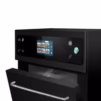 Commercial High Speed Oven - Touchscreen - 3.5kW - Black - Ventless - incl. Pizza Tray, Mesh Basket, Non-stick Baking Tray | 80% Faster Cooking