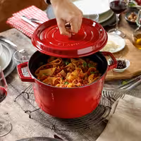 STAUB | LA COCOTTE - Cocotte - Ø 240 mm - Lijevano željezo - Crvena boja trešnje